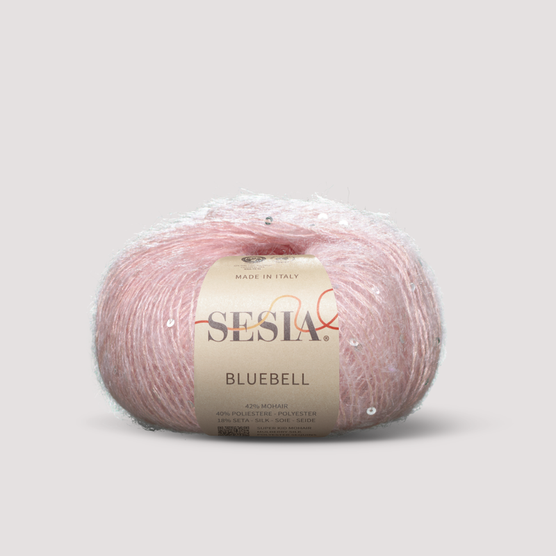 Sesia Bluebell - 42% Super Kid Mohair – 40% Polyester – 18% Silk