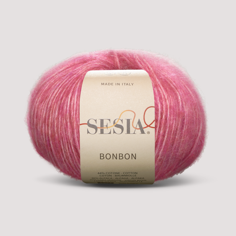 Sesia Bon Bon - 44% Cotton – 36% Baby Alpaca – 20% Merino Wool Superfine