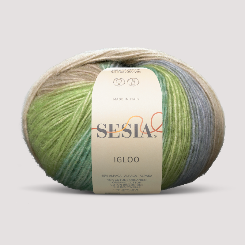 Sesia Igloo - 45% Alpaca, 45% Organic Cotton, and 10% Wool