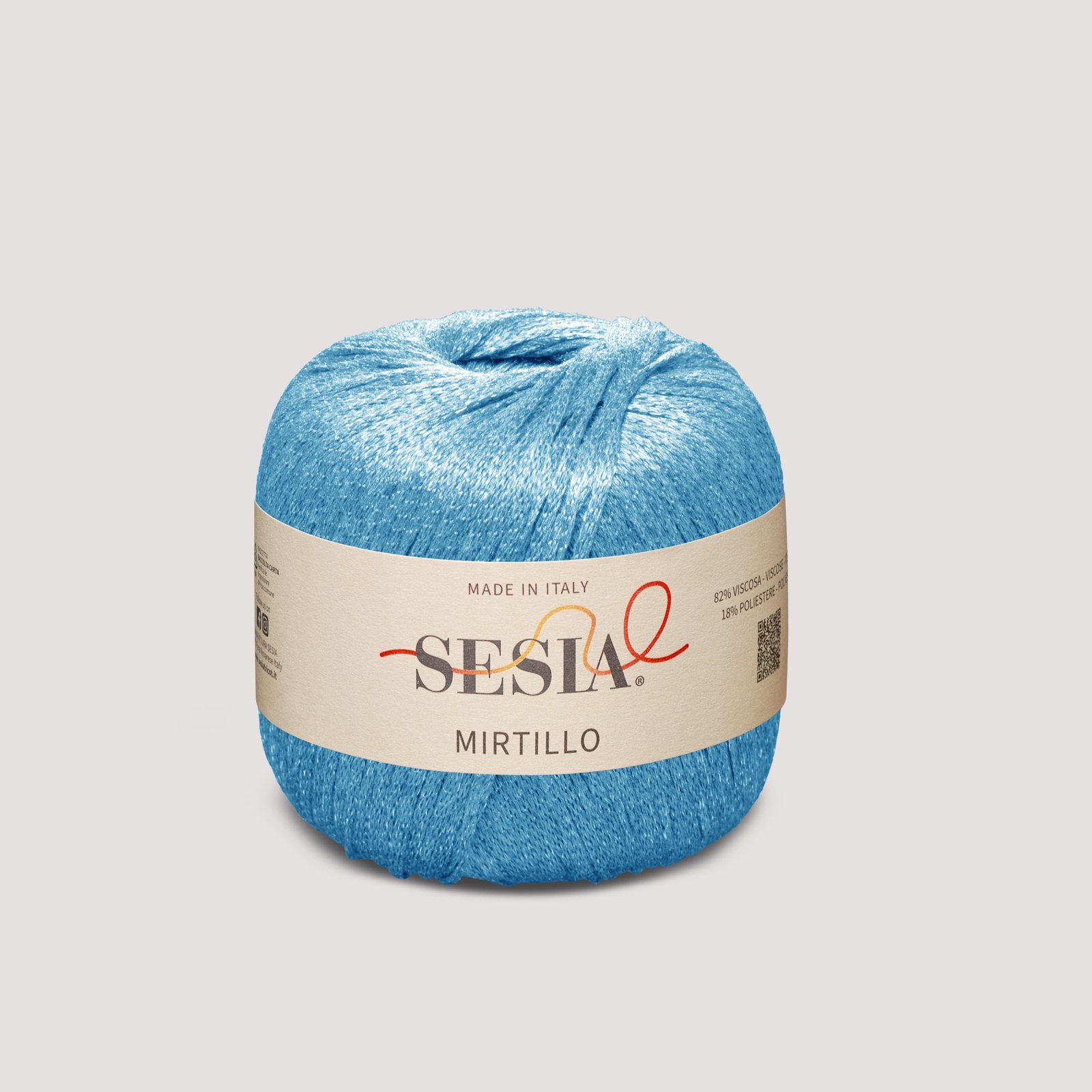 Sesia Mirtillo - 82% Viscosa – 18% Poliestere
