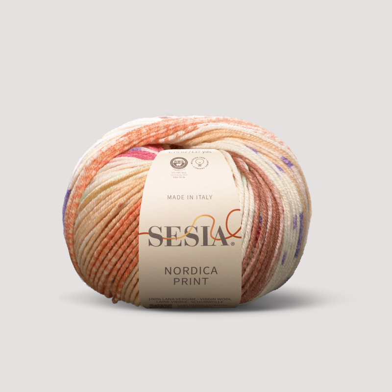 Sesia Nordica Print - 100% Extrafine Merino Wool – Unshrinkable